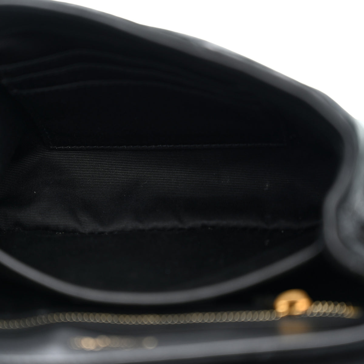 Saint Laurent Suede Y Quilted Monogram Toy Loulou Crossbody Bag Black 5 of 11