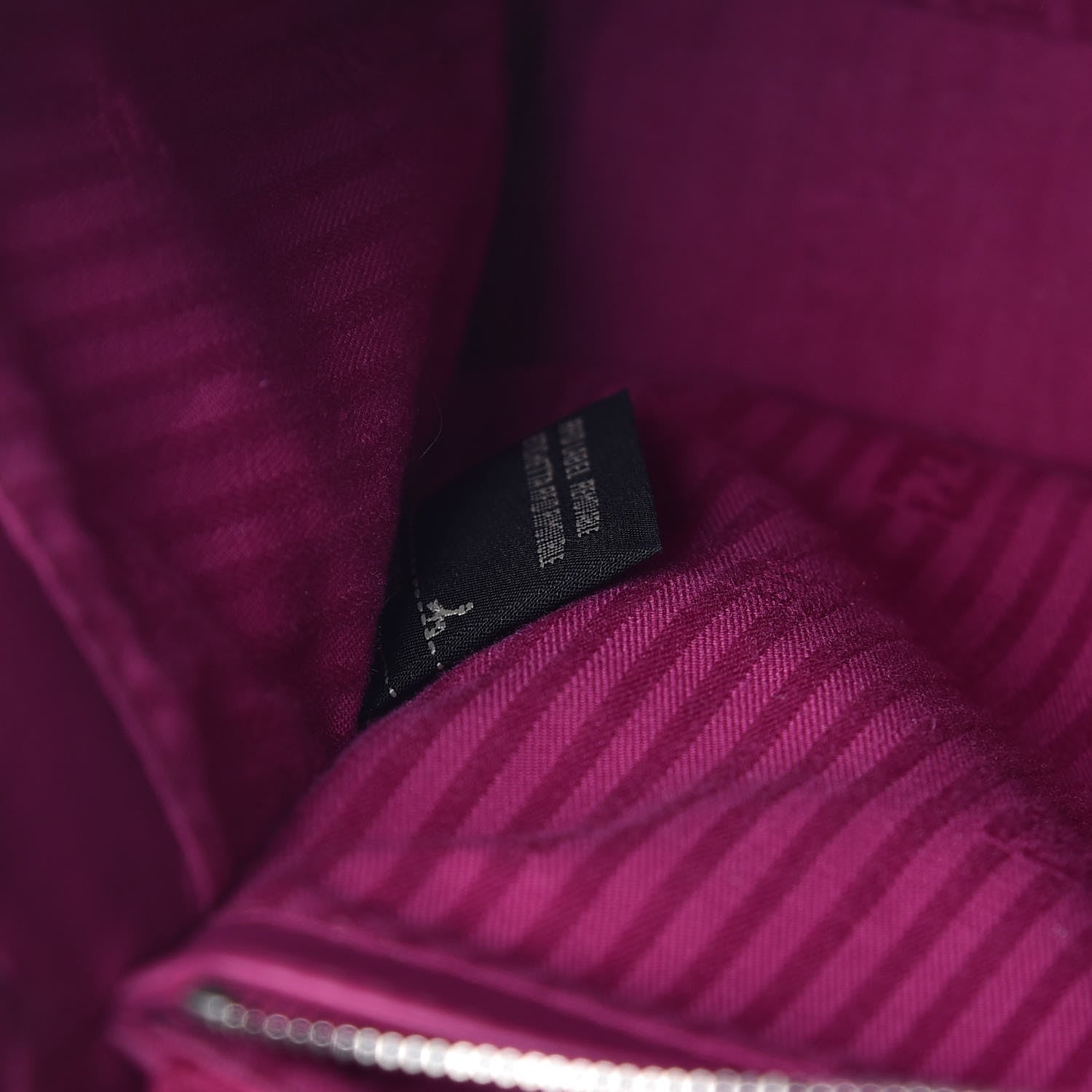 Fendi Vitello Elite Petite 2Jours Tote Magenta 7 of 13