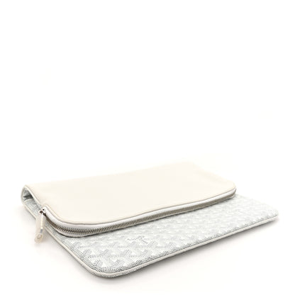Goyard Goyardine Sainte Marie Soft Clutch White 4 of 8