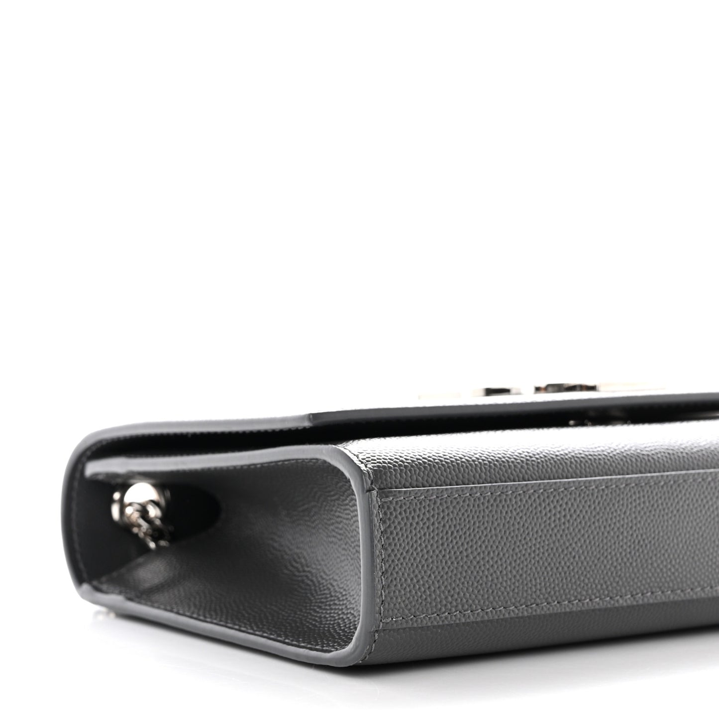 Grain De Poudre Small Monogram Kate Satchel Fog