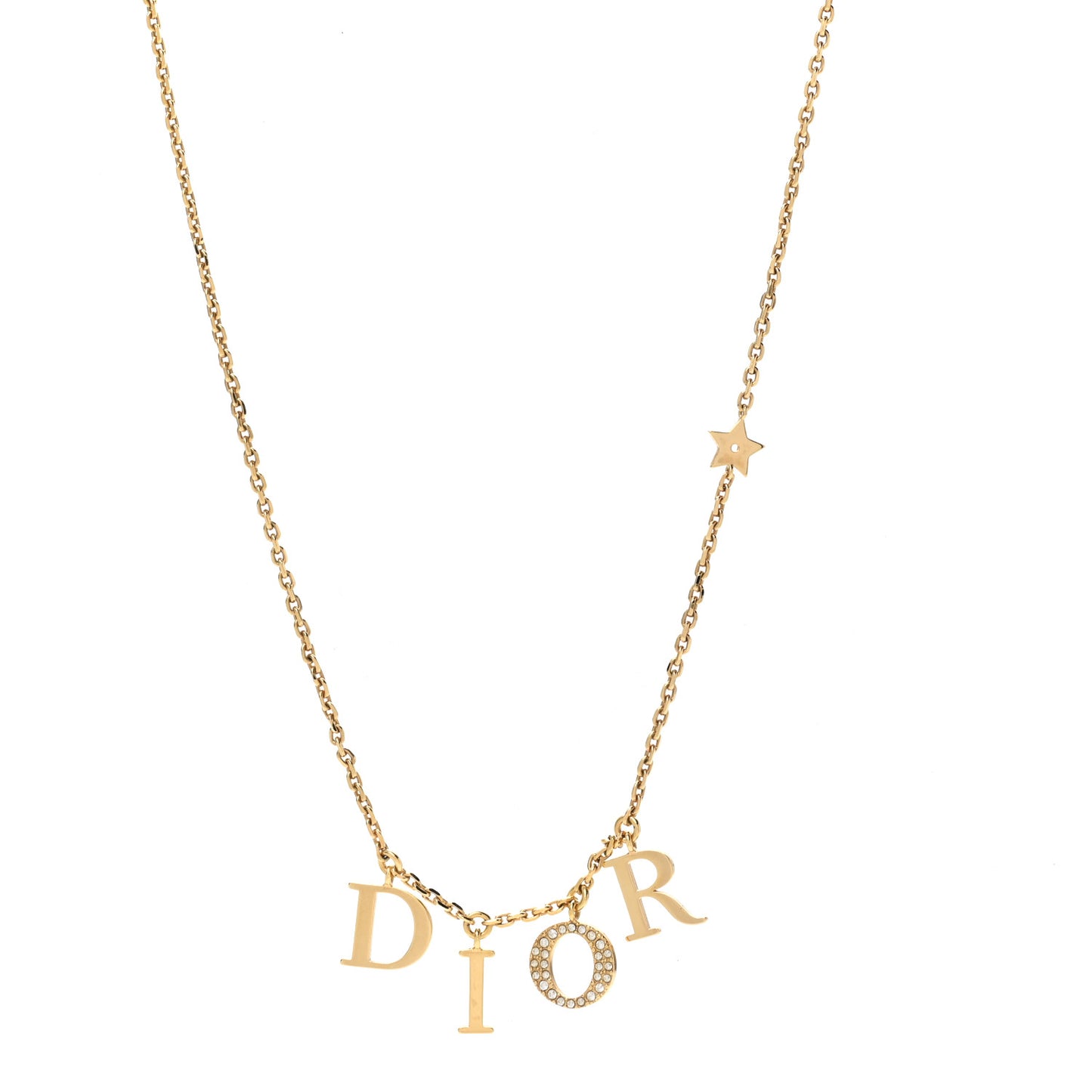 Crystal Dio(r)evolution Necklace Gold