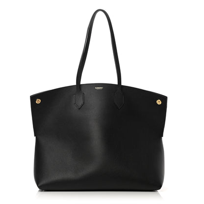 Burberry Calfskin Large Society Tote Black 1 of 11