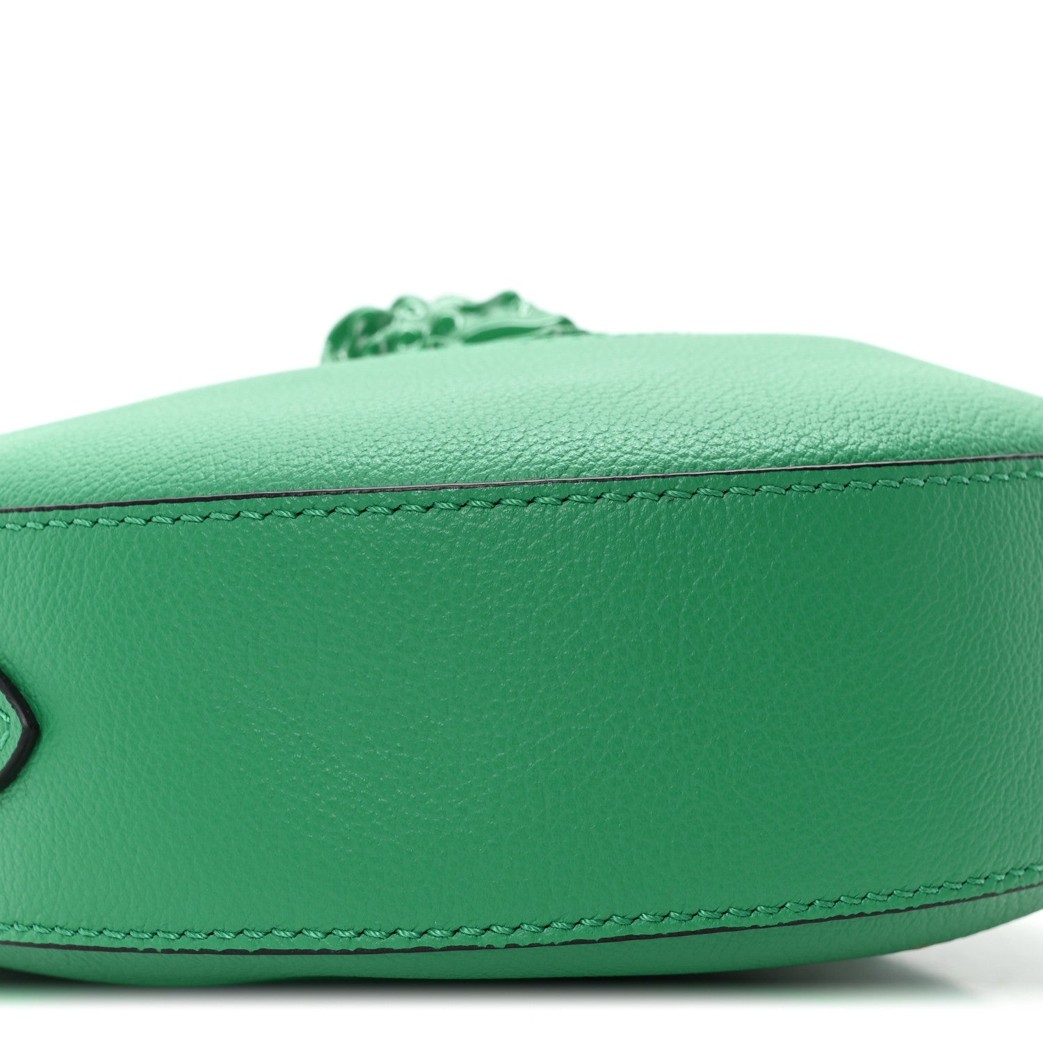 Versace Calfskin La Medusa Round Camera Bag Green 8 of 9