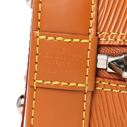 Louis Vuitton Epi Jacquard Alma BB Honey Gold 6 of 8