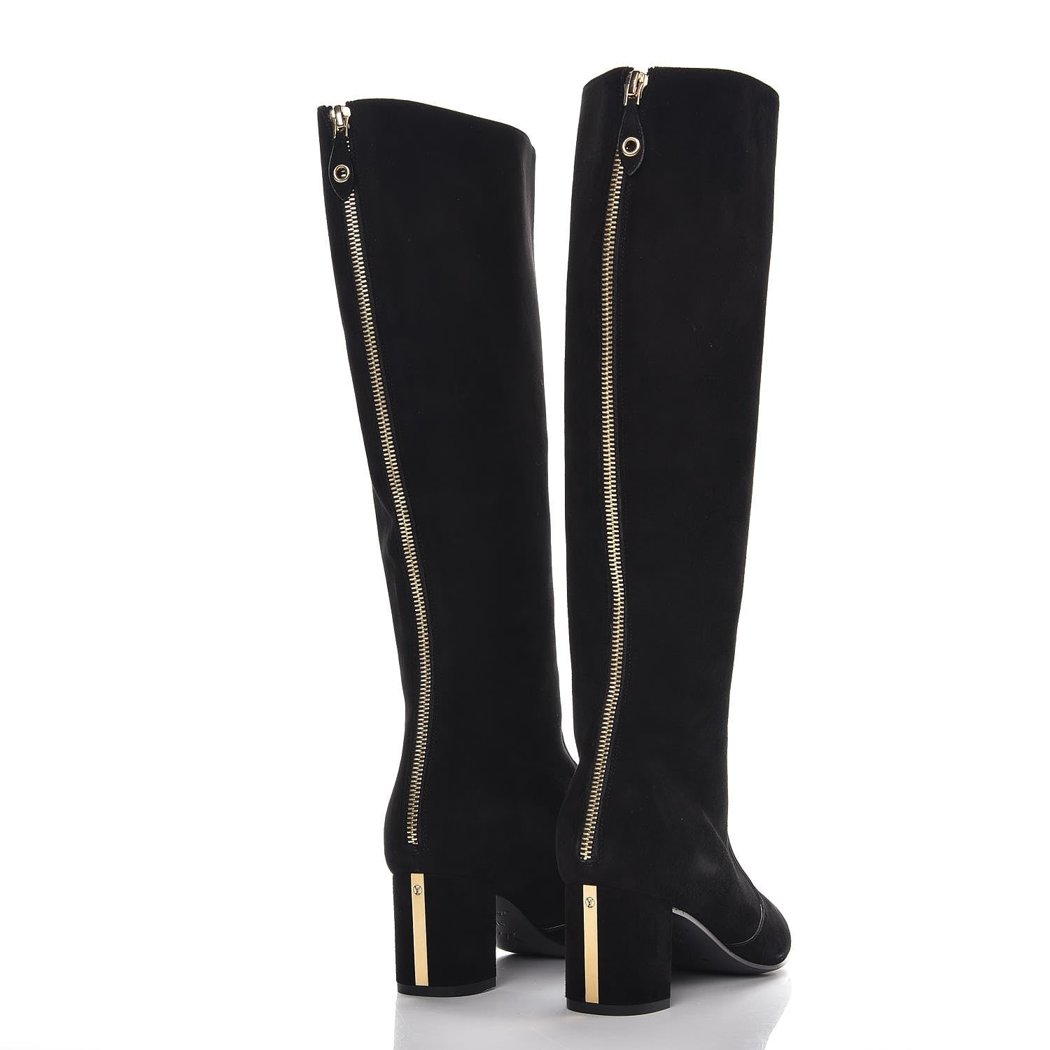 Louis Vuitton Suede Masterclass High Boots 38 Black 4 of 10