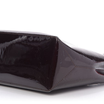 Louis Vuitton Vernis Wilshire MM Amarante 7 of 8