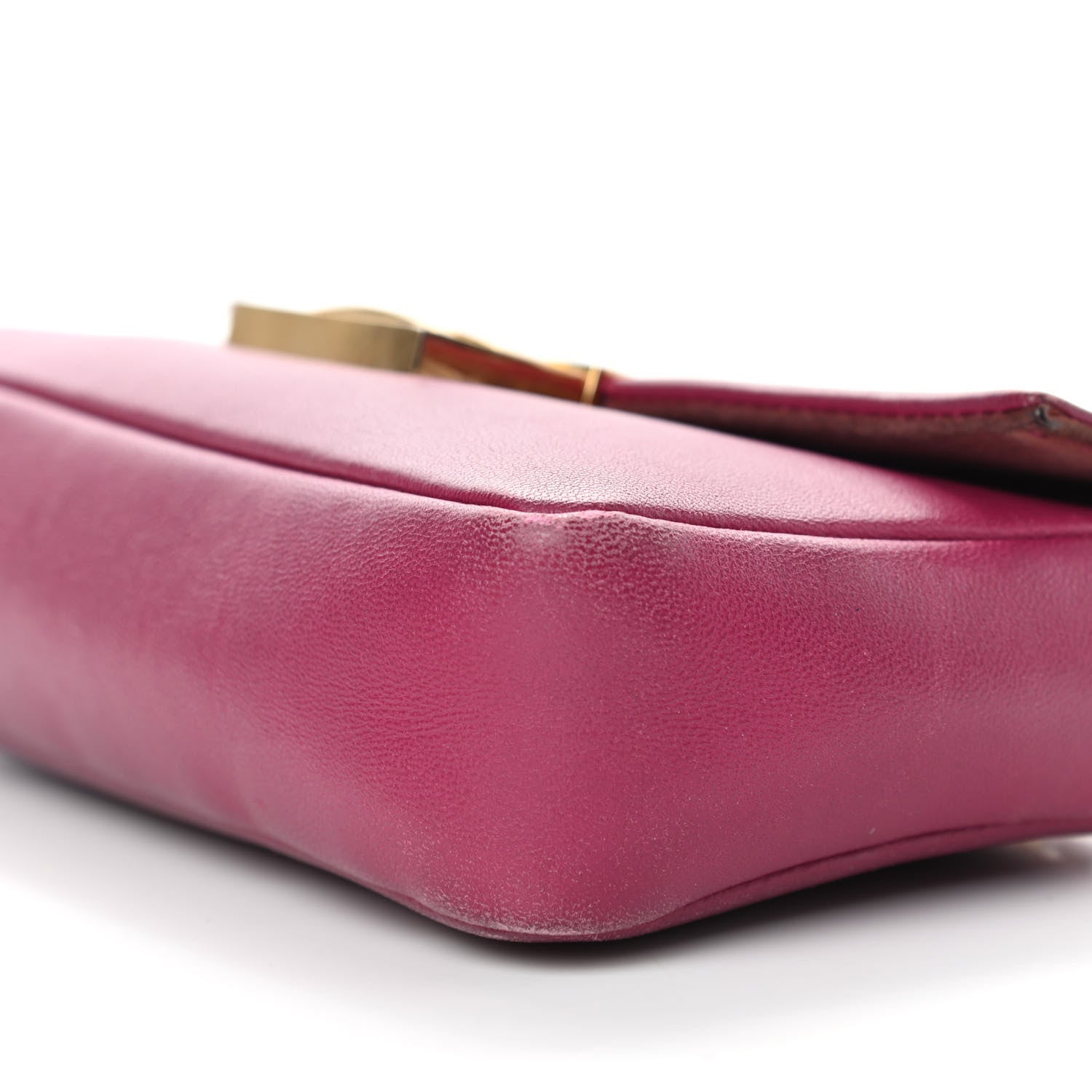 Fendi Shiny Nappa Mini Be Baguette Shoulder Bag Ciclamino 10 of 11