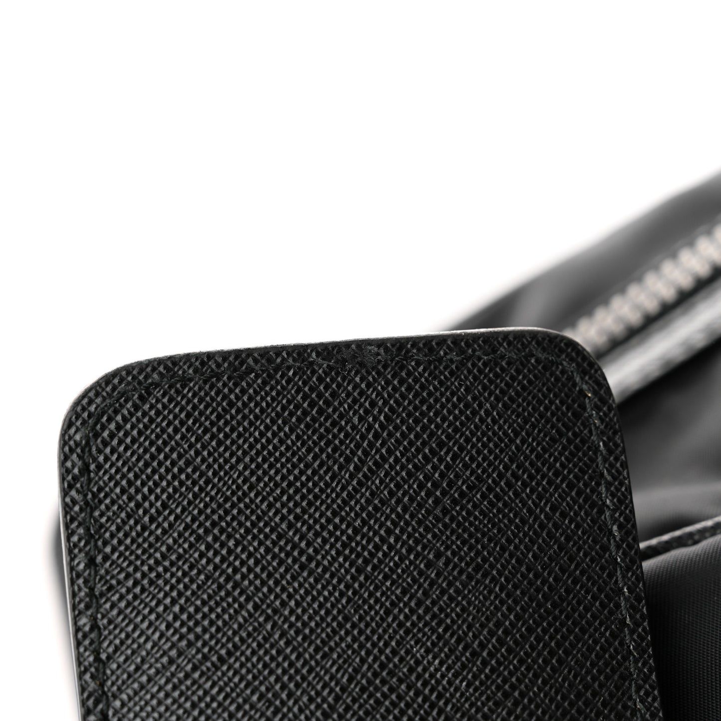 Tessuto Nylon Saffiano Duffle Black