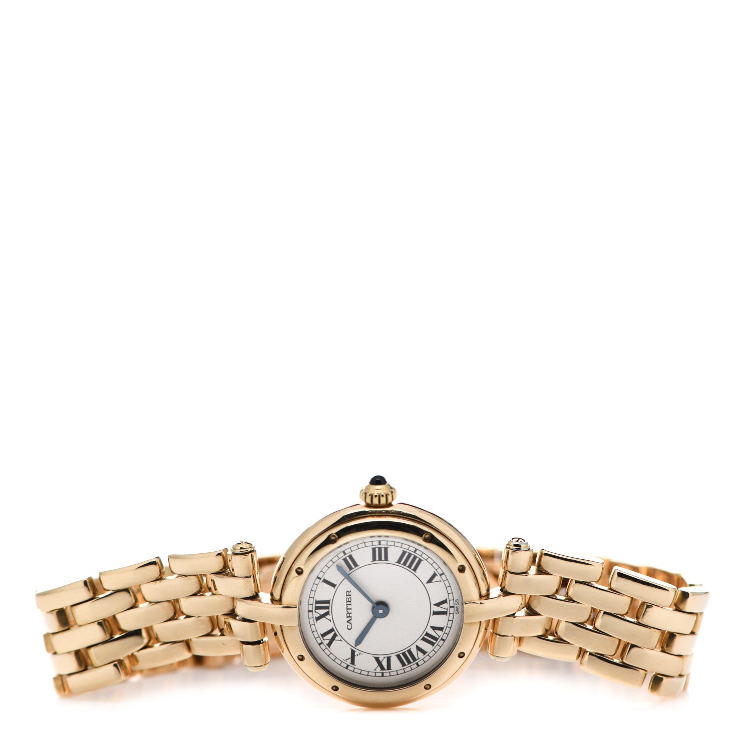 Cartier 18K Yellow Gold 24mm Cougar Quartz Watch 2 of 4