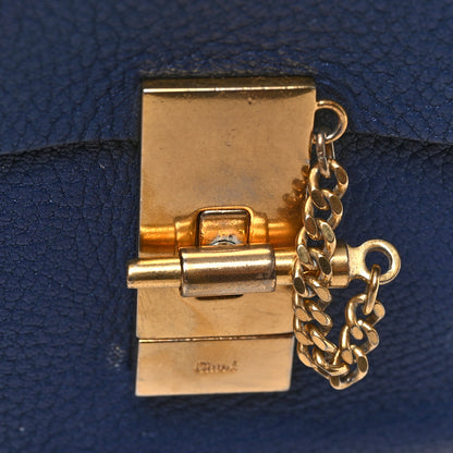 Chloe Grained Lambskin Drew Shoulder Bag Royal Navy 11 of 11