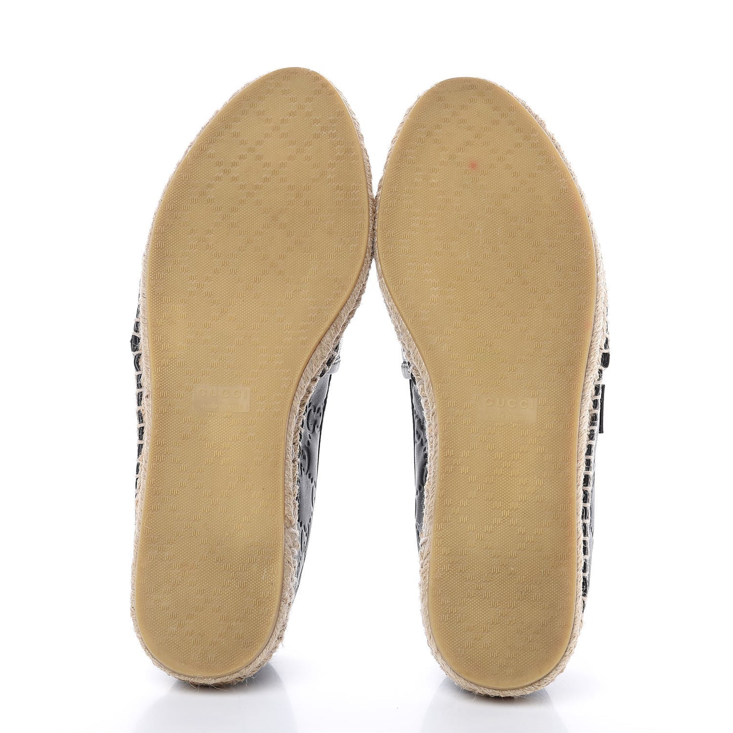 Guccissima Signature Espadrilles 37.5 Black