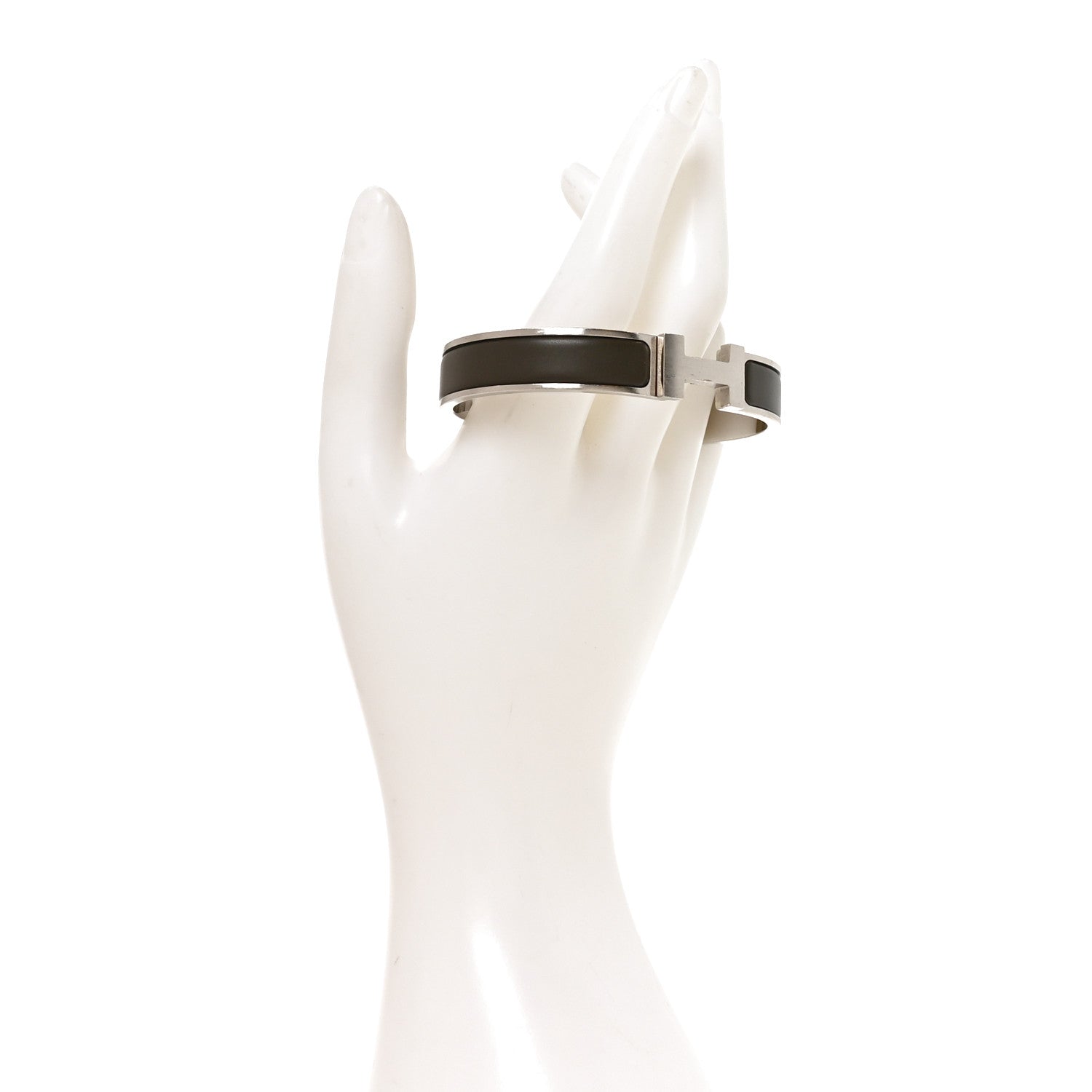 Hermes Matte Enamel Narrow Clic Clac HH Bracelet Etain 2 of 5
