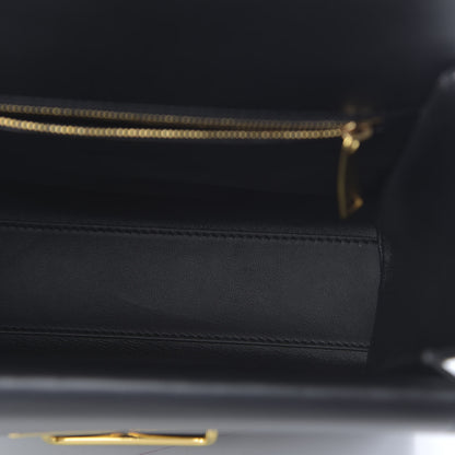 Bottega Veneta Box Calfskin Nappa Clip Bag Black 5 of 10