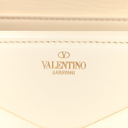 Valentino Garavani Nappa One Stud Chain Clutch Ivory 6 of 10