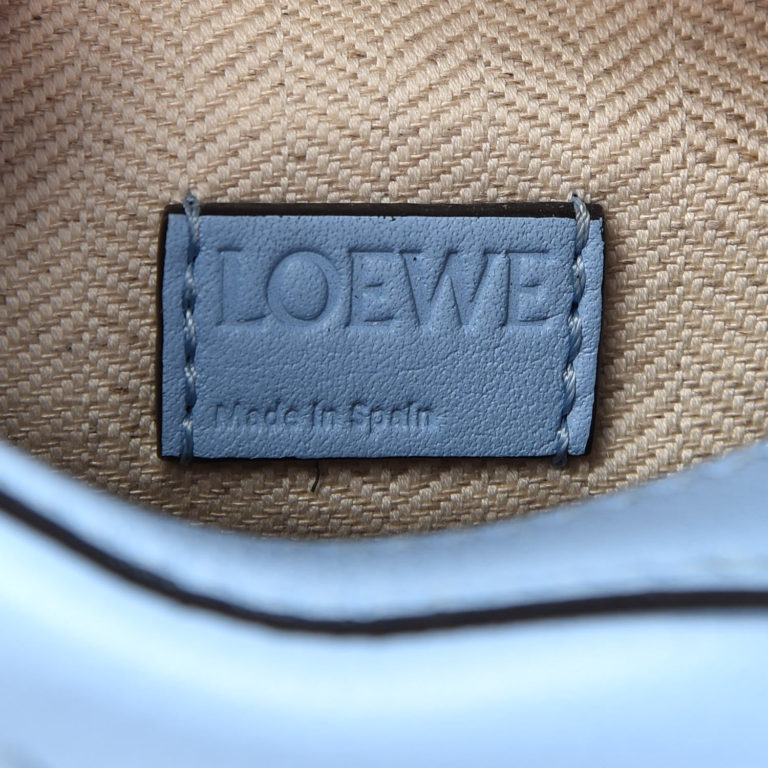 Loewe Calfskin Nano Puzzle Bag Blue 5 of 8