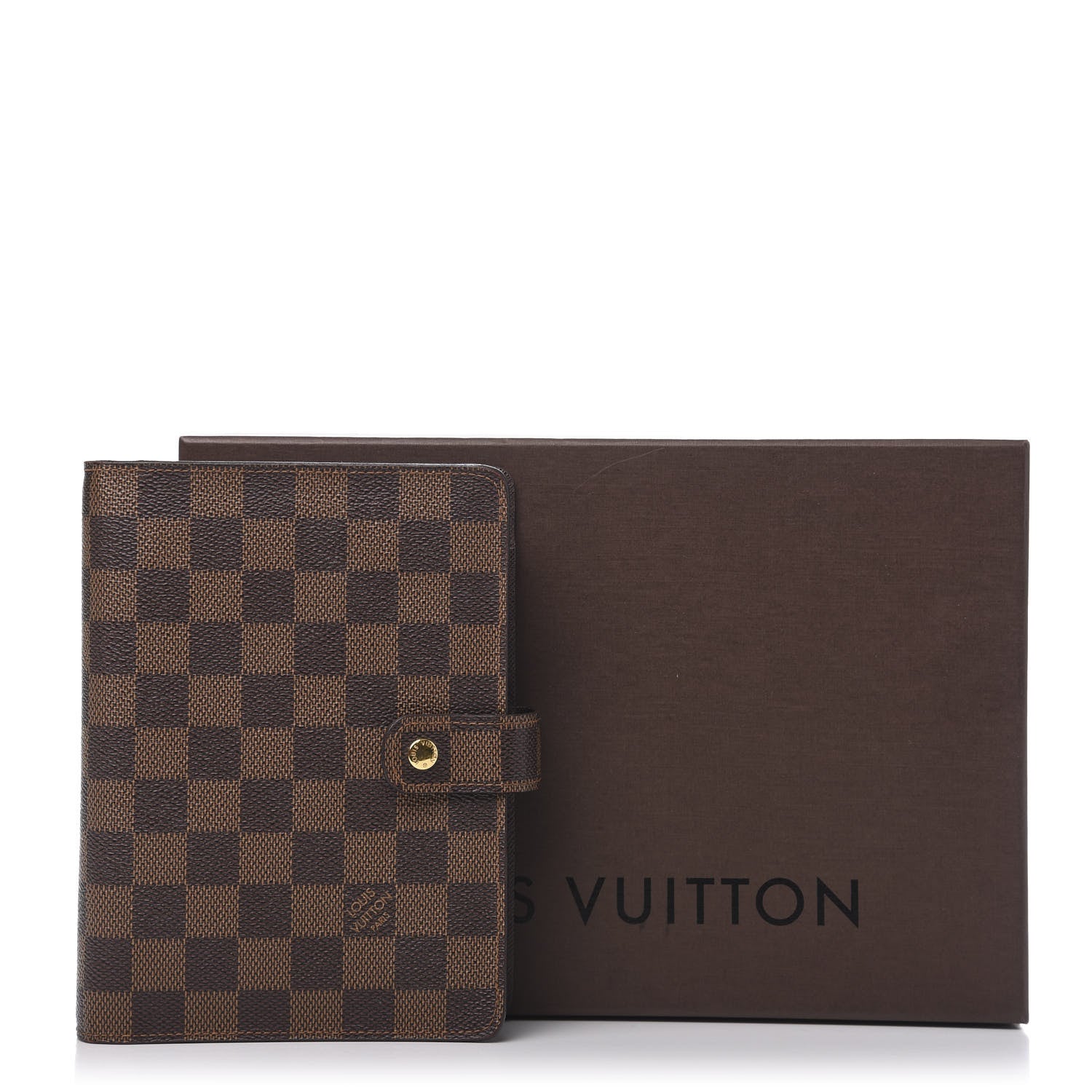 Louis Vuitton Damier Ebene Medium Ring Agenda Cover 7 of 7