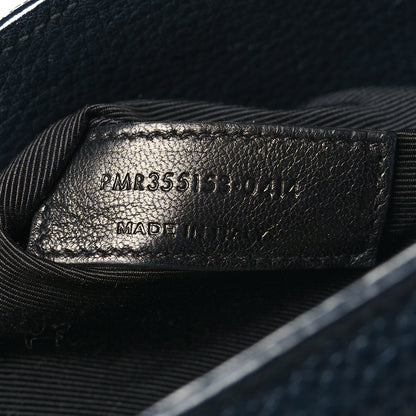 Saint Laurent Grained Calfskin Small Sac De Jour Navy 8 of 13