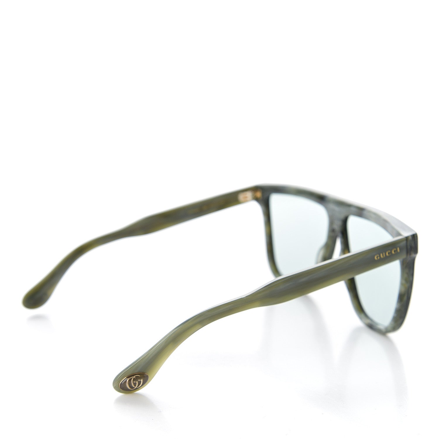 Gucci Acetate Aviator Sunglasses GG0582S Green 4 of 8