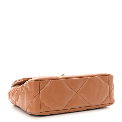 Chanel Lambskin Quilted Medium Chanel 19 Flap Brown 4 of 10