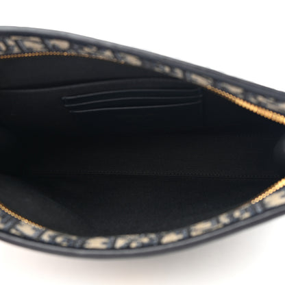 Christian Dior Oblique 30 Montaigne Pouch Blue 5 of 7