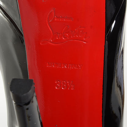 Christian Louboutin Patent Bianca 140 Pumps 38.5 Black 6 of 7