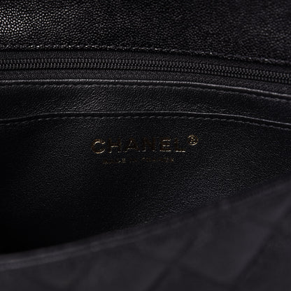 Chanel Caviar Quilted Mini Top Handle Rectangular Flap Black 8 of 11