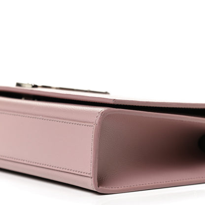 Saint Laurent Grain De Poudre Medium Classic Monogram Kate Satchel Marble Pink 9 of 11