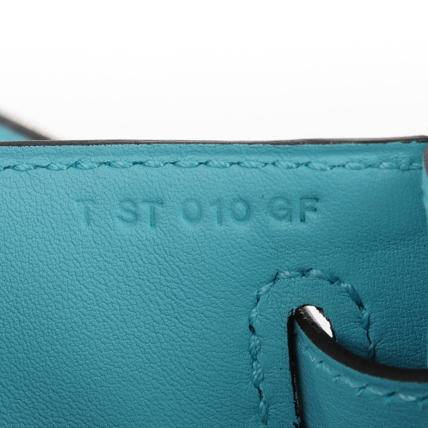Hermes Swift Kelly Pochette Clutch Bleu Atoll 3 of 15