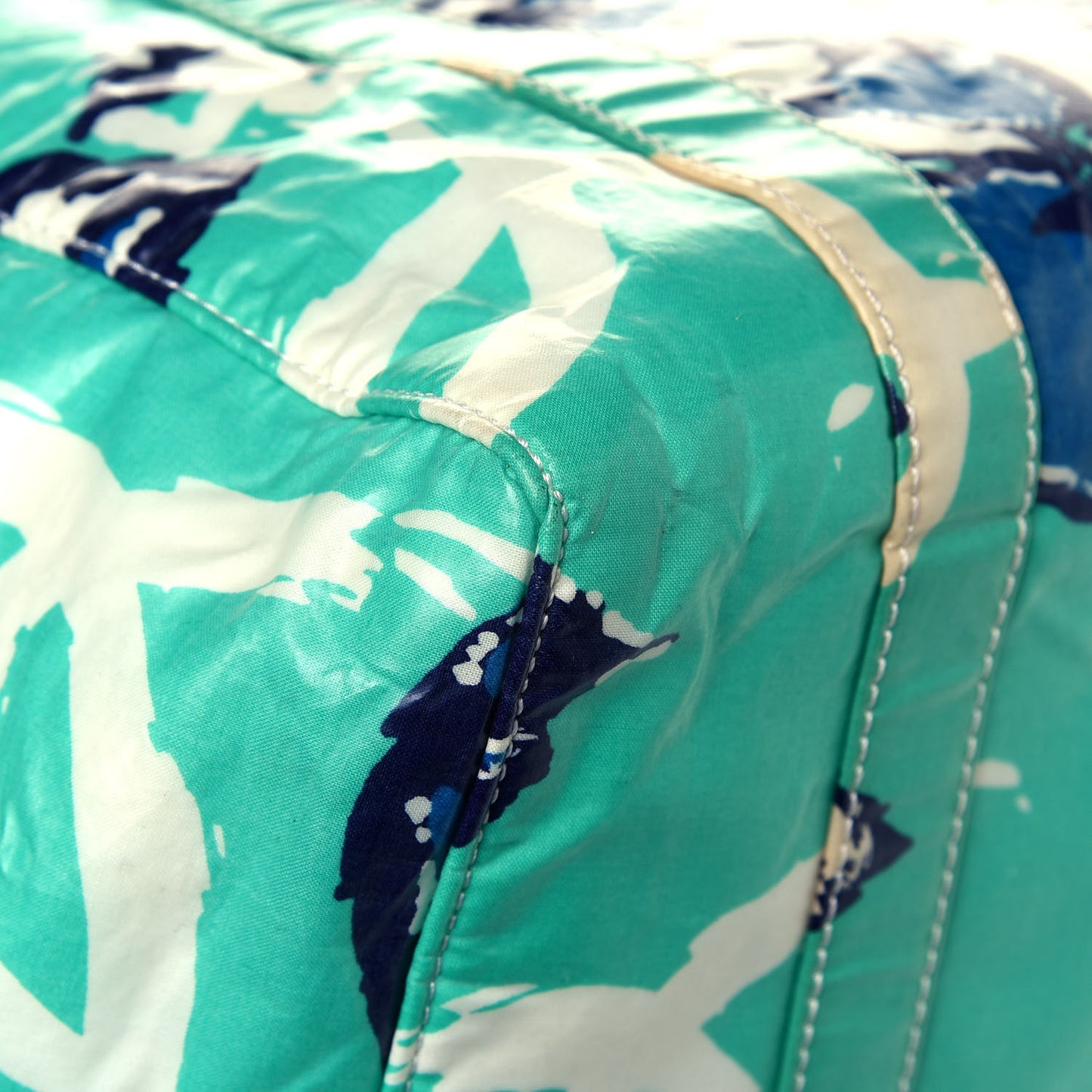 PVC Floral Print Tote Multicolor