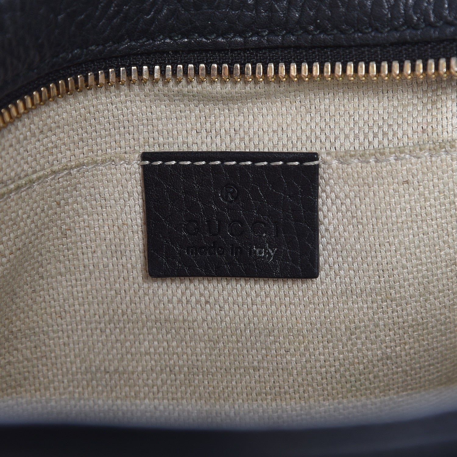 Gucci Pebbled Calfskin Small Soho Disco Bag Black 8 of 10