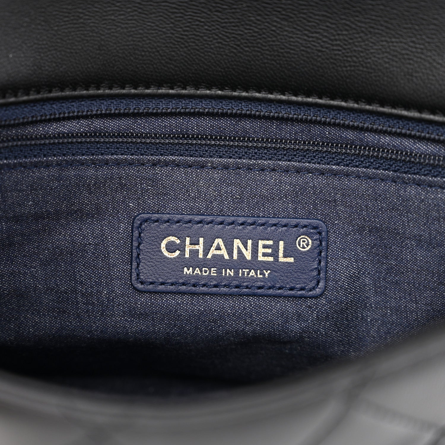 Chanel Lambskin Quilted Resin Bi-Color Chain Flap Bag Black 6 of 11