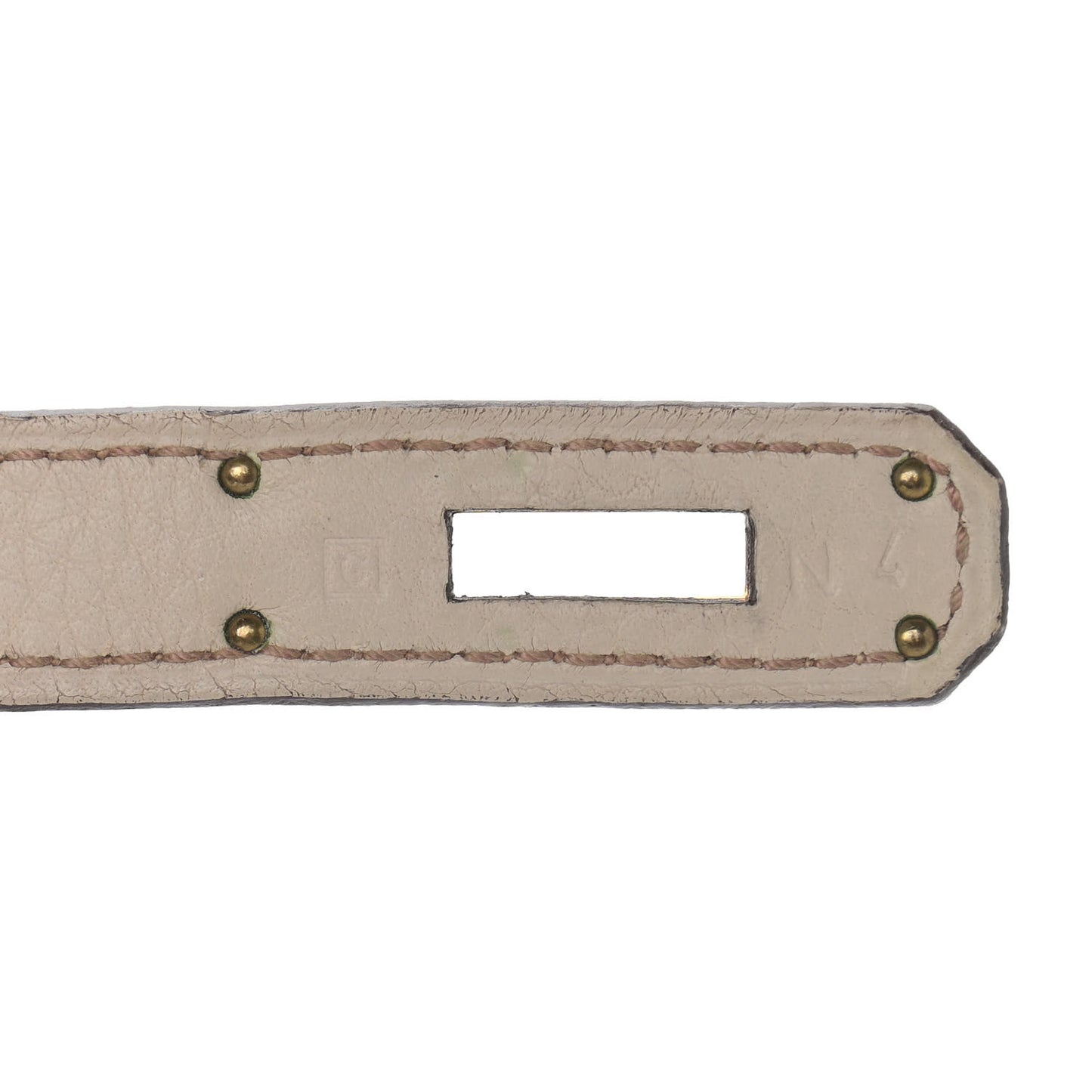 Togo Tri-Color Kelly Retourne 32 Tabac Camel Ebene Parchemin