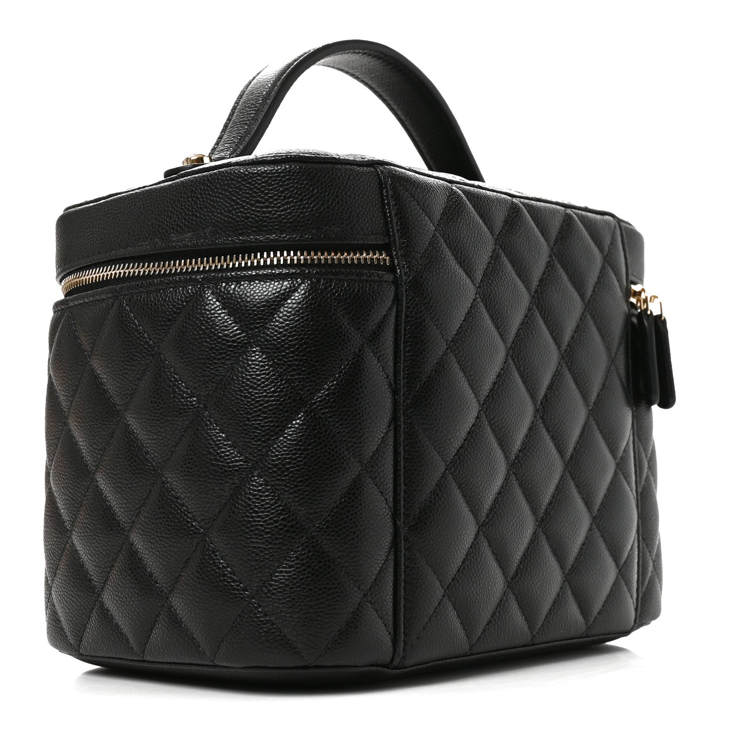 Chanel Caviar Quilted Large Vanity Pouch Black 3 of 10