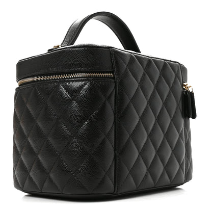 Chanel Caviar Quilted Large Vanity Pouch Black 3 of 10