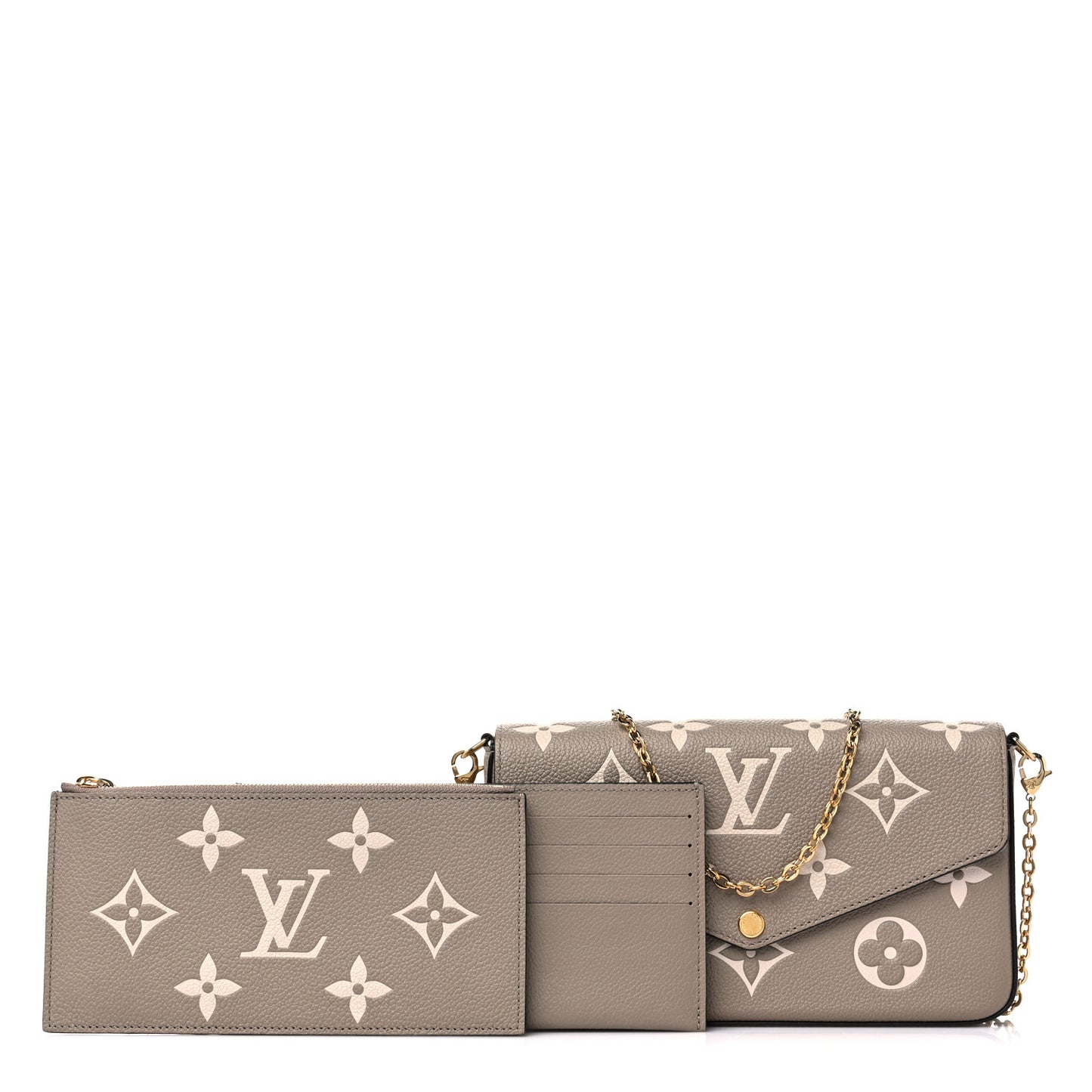 Empreinte Monogram Giant Felicie Pochette Tourterelle Creme