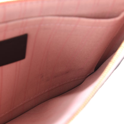Louis Vuitton Damier Ebene Neverfull MM GM Pochette Rose Ballerine 9 of 9