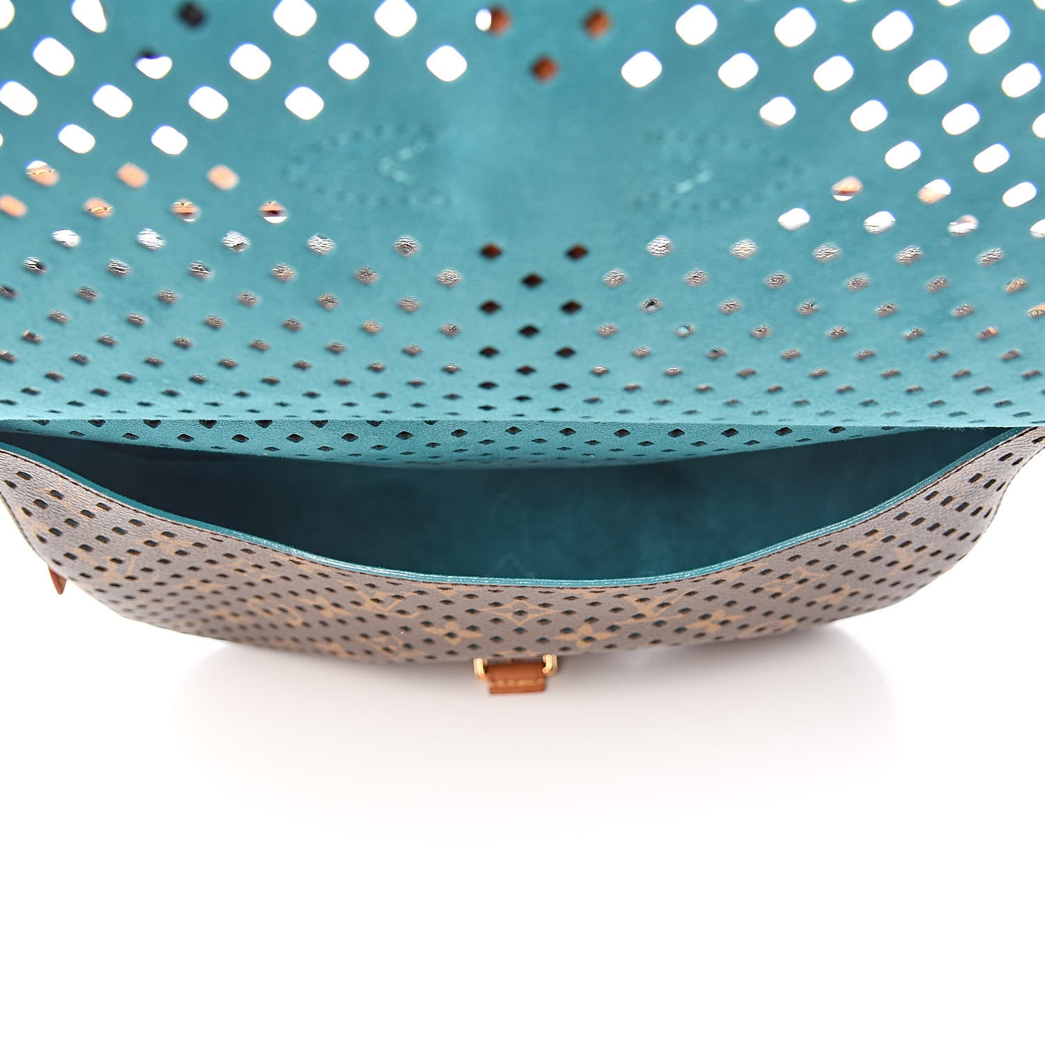 Louis Vuitton Monogram SC Flore Saumur Teal 6 of 10
