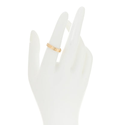 Cartier 18K Yellow Gold 3.5mm LOVE Wedding Band Ring 53 6.5 2 of 5