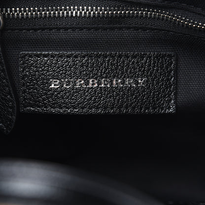Burberry Goatskin Vintage Check Baby Banner Tote Black 6 of 10