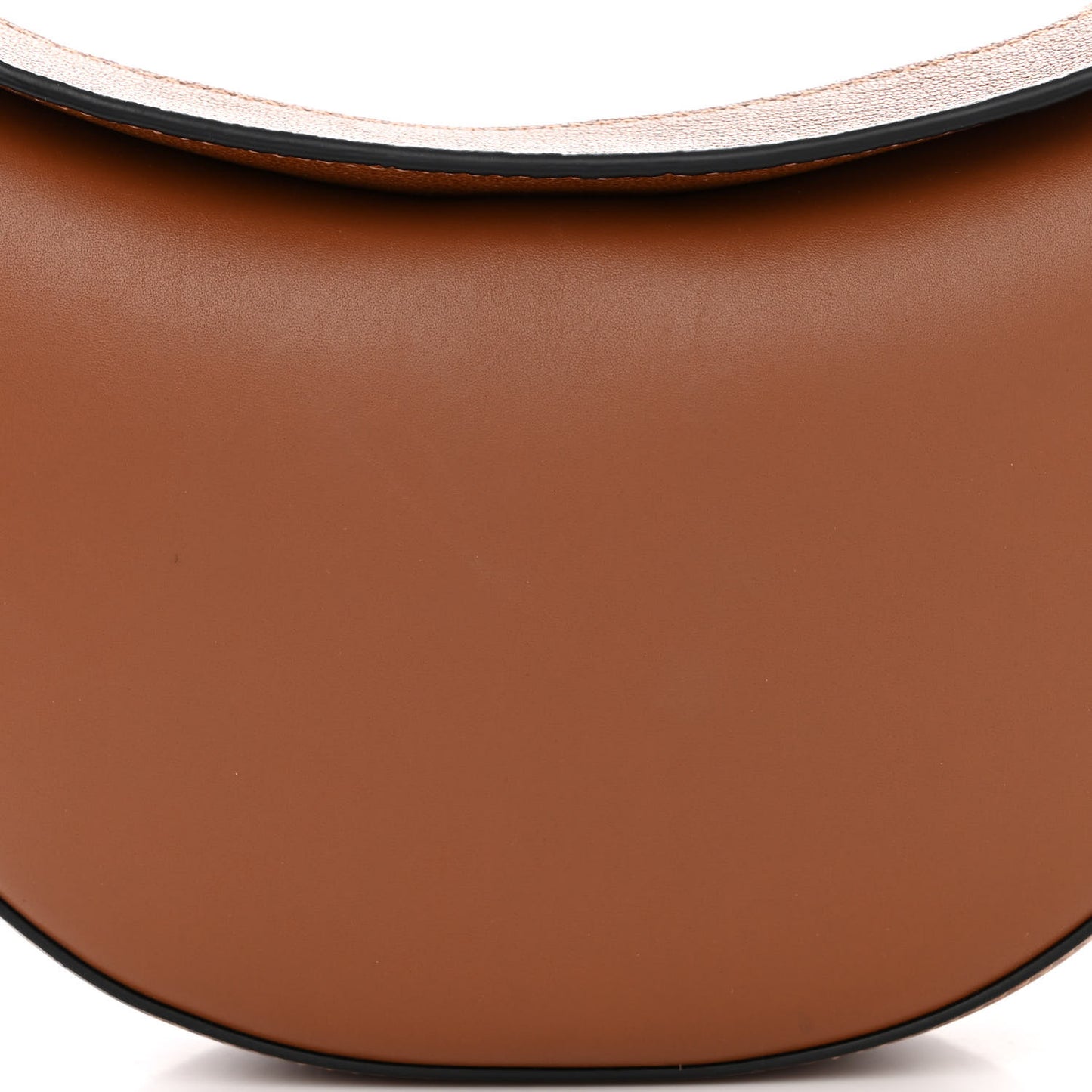 Satin Calfskin Jacquard Luna Bag Pecan