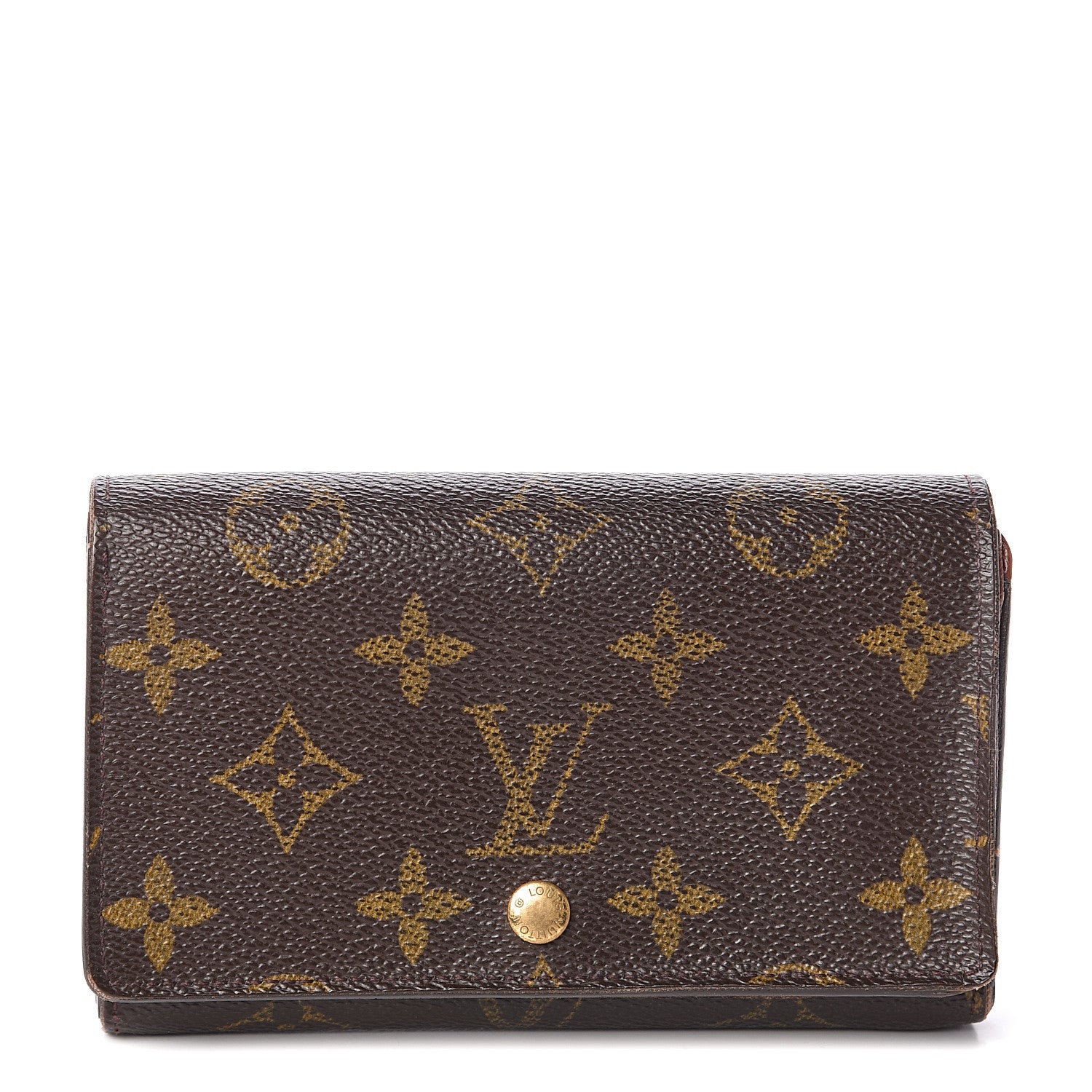 Louis Vuitton Monogram Porte-Monnaie Tresor Wallet 1 of 5