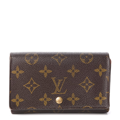 Louis Vuitton Monogram Porte-Monnaie Tresor Wallet 1 of 5