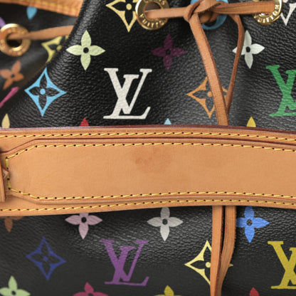 Louis Vuitton Monogram Multicolor Petit Noe Black 16 of 16