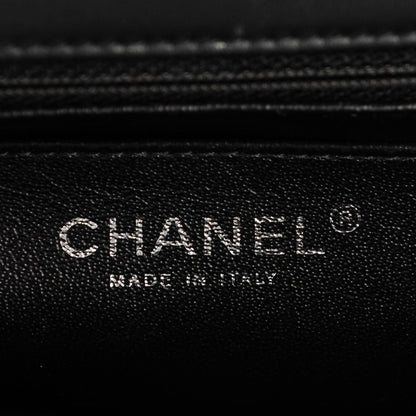 Chanel Patent Calfskin Quilted Mini Rectangular Flap Black 7 of 8