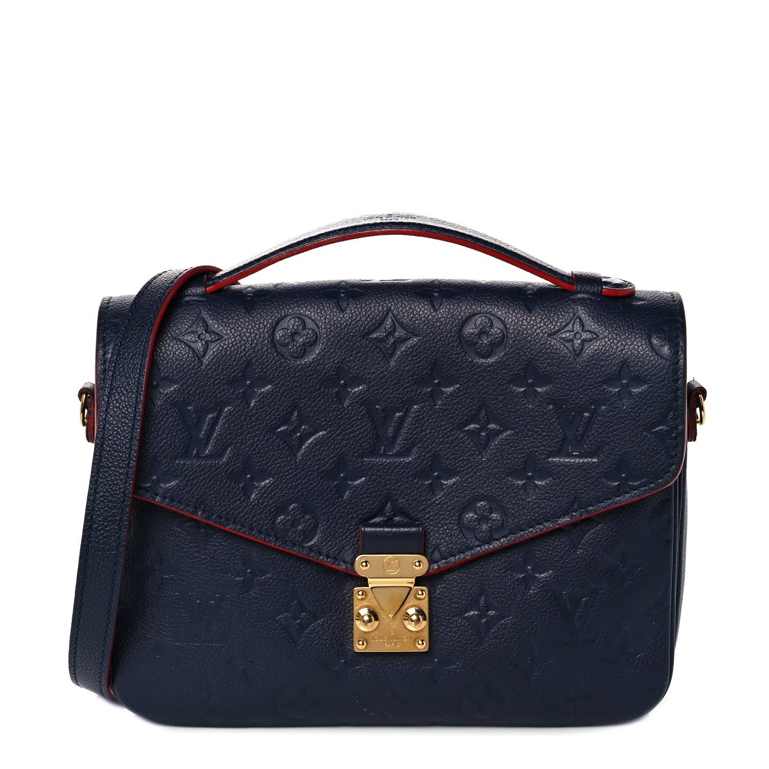 Louis Vuitton Empreinte Pochette Metis Marine Rouge 1 of 9