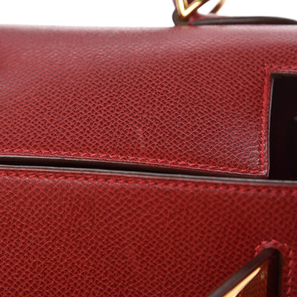 Hermes Epsom Kelly Sellier 28 Rouge 39 of 40