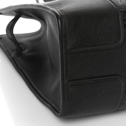 Gucci Wonka Grain Calfskin GG Monogram Star Embossed Medium GG Tote Black 9 of 10