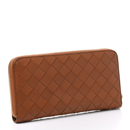 Bottega Veneta Nappa Intrecciato Zip Around Wallet Toscana 3 of 8