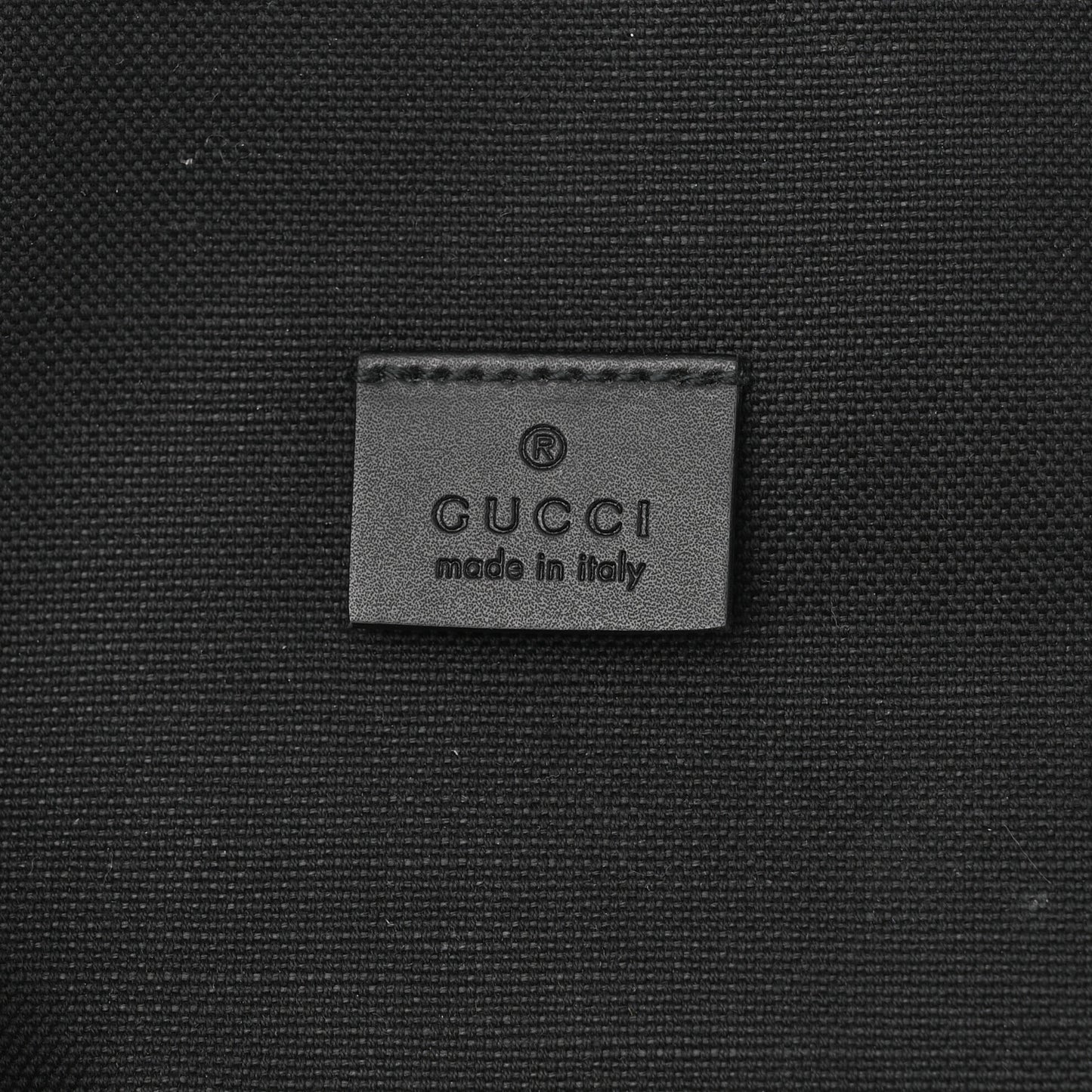 GG Supreme Monogram Web Belt Bag Black Grey
