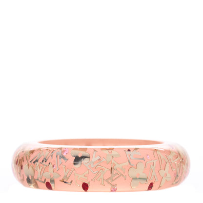 Louis Vuitton Resin Swarovski Medium Inclusion Bracelet GM Rose 2 of 3